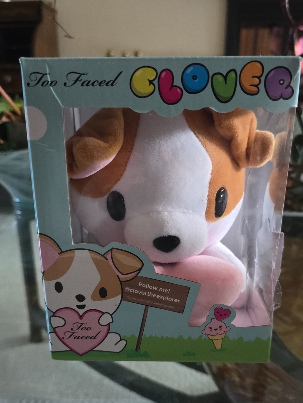 Too Faced Clover Plush Dog -